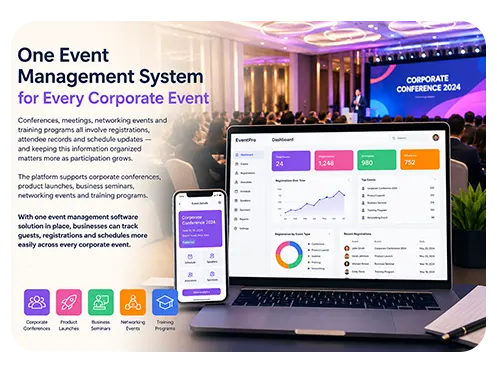 One Event Management System for Every Corporate Event